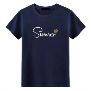 تيشيرت summer رمادي غامق مقاس M
