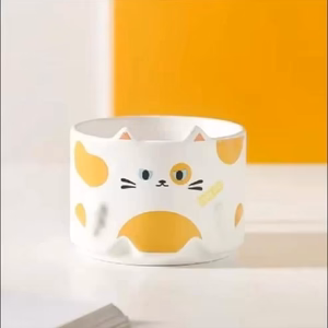 كوب قطة( أبيض)