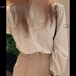 قميص بولك M ( أبيض)