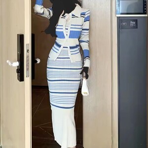 فستان سيول ( أزرق)